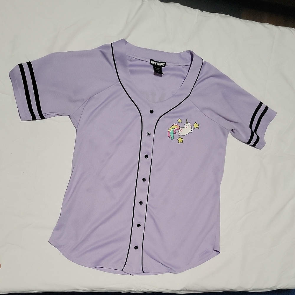 Hot Topic Lavender Unicorn Kids Jersey